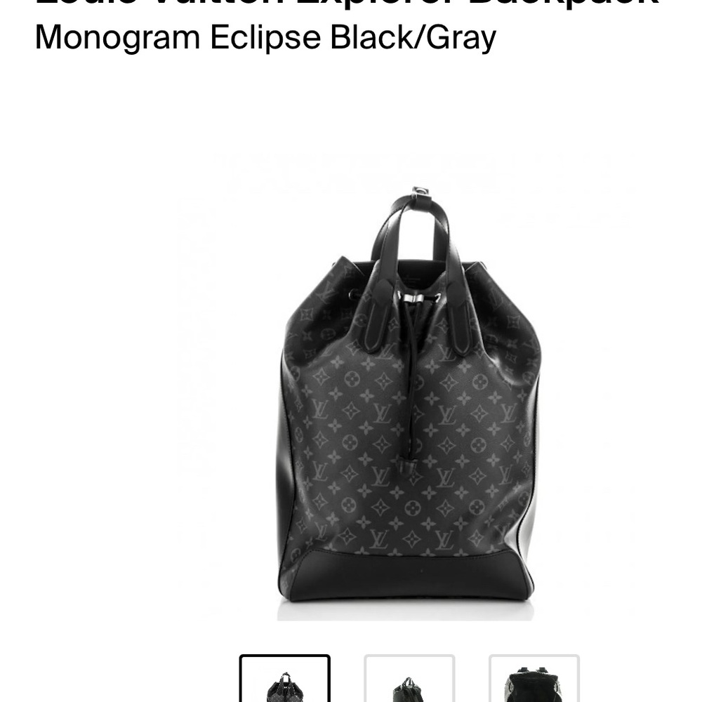 Authentic Louis Vuitton Explorer Duffel Backpack